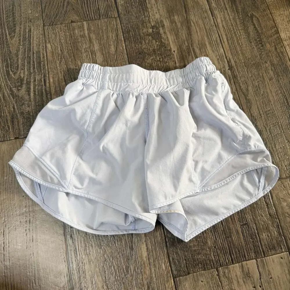 Lululemon Hotty Hot Shorts 4” Inseam Size 2 Serene Blue